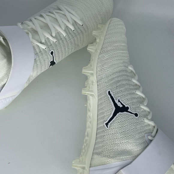 Jordan Men's Size 14 Alpha Menace Elite 2 White Football Cleats CV1664-103 Nike - Picture 4 of 6